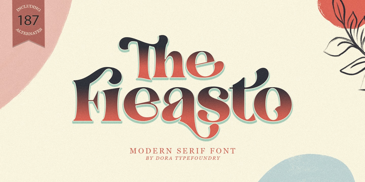 Пример шрифта Fieasto